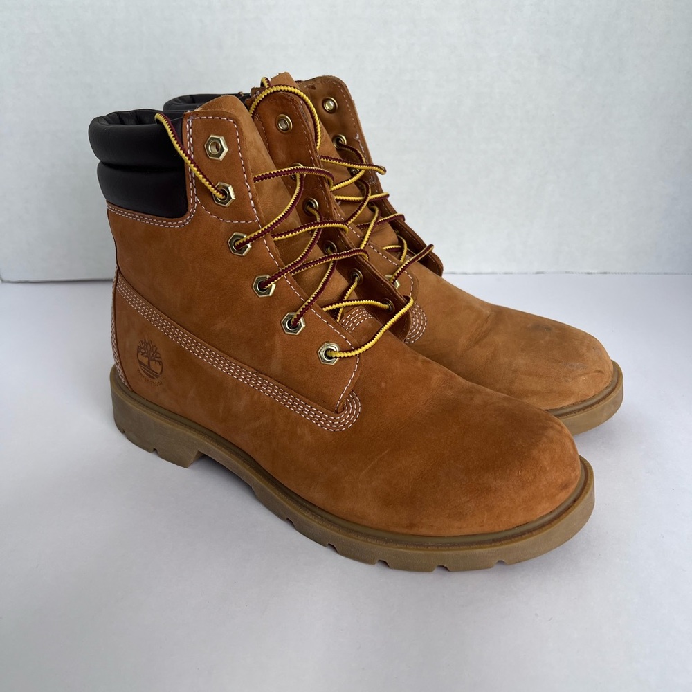 Timberland Premium Linden Woods Waterproof Wheat Nubuck Tan A161G Woman’s 8.5 - Picture 1 of 8